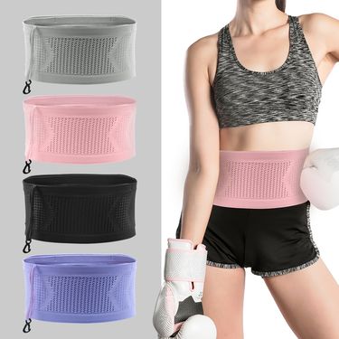 Gym Bags Sports Cycling Waist Bag Breathable And Comfortable Large Capacity Running Fitness Portable With Hook High Elastic Waist Bag_voghion.com