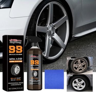 Car wheel cleaner Car tire retread rust remover polishing stain remover_voghion.com