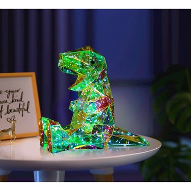 Hot Selling Dinosaur Shape Luminous Toy Decoration Ornaments Bedside Table Night Light Giving DIY Handmade Gift_voghion.com
