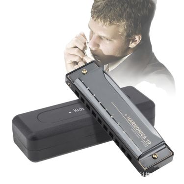 Ten Holes C Key Blues For Adults And Children Practice Harmonica_voghion.com