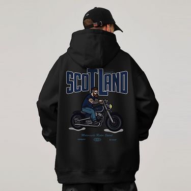 Men's clothing hoodie plus fleece comfortable casual printed hoodie_voghion.com