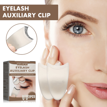 False 2Pcs Adhesive Curling Eyelash Eyeline Eyelash Auxiliary Clip Auxiliary Makeup Tool Plastic Suitable For Begin_voghion.com