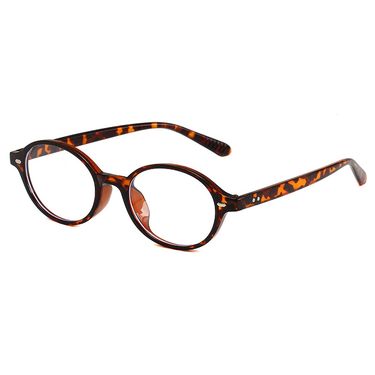 Y2K Retro Oval Glasses – Small Tortoise Shell & Leopard Print Frames For Women, Fashionable Nerd Chic Accessory_voghion.com
