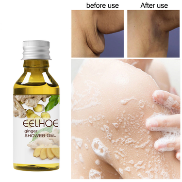 Lymphatic Herbal Shower Gel Moisturizing Skin Relieve Armpit Lymphatic Pain Ginger Oil for Neck Armpit Anti Swelling 50ml_voghion.com
