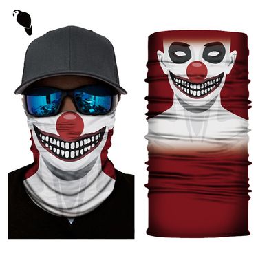 LazyZoom Xunhui Funny Pattern Series Multifunctional Magic Headscarf Windproof Sunscreen Outdoor Cycling Seamless Mask_voghion.com