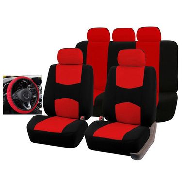 Car chair cover Seat cover sandwich steering wheel cover car_voghion.com