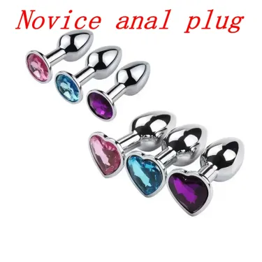 Anal Plug With Heart-shaped Crystals_voghion.com