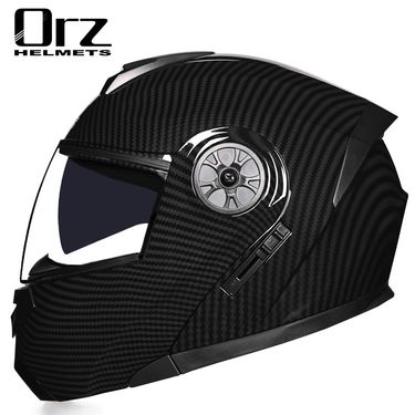 Motorcycle Accessories & Parts Double Lens Flip Up Helmet Electric Car Helmet Men And Women Summer Anti Fog Full Helmet Helmet Semi Motorcycle_voghion.com