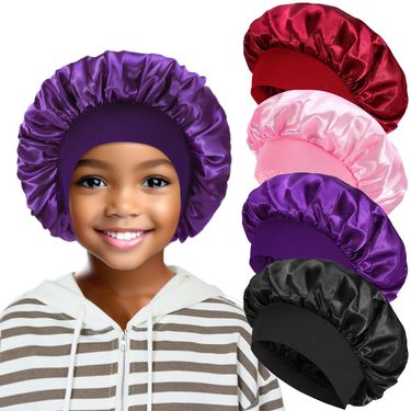 Children's Colored Caps Stretch Caps Baby Hair Caps_voghion.com