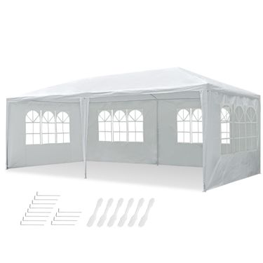 3*6m Gazebo/Wedding Tent w/6 Side Wall_voghion.com