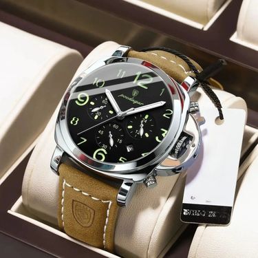 Luxury Military Watch For Men Waterproof Luminous Leather Man Watch Quartz High Quality Men's Sports Watches Male Watches_voghion.com