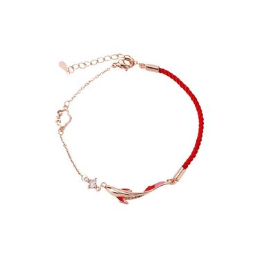 Landing Koi Silver Good Luck Gold List Title Red String Bracelet Gift For Mom Mother's Day_voghion.com
