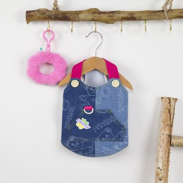 Cat Apparel Dog Clothes Pet Dress 25 Color Block Denim Vest H_voghion.com