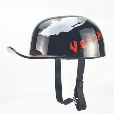 001 Cross-Border Foreign Trade Version Retro DS Gangster Personality Baseball Cap Cycling Scooter Duckbill Tail Ski Helmet_voghion.com