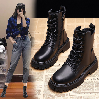 2023 New Versatile Winter Warm Plush Thick Sole Casual Short Boots_voghion.com