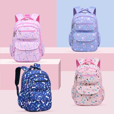 elementary school girl backpack 1-3-6 grade children's backpack decompression ultra-light_voghion.com