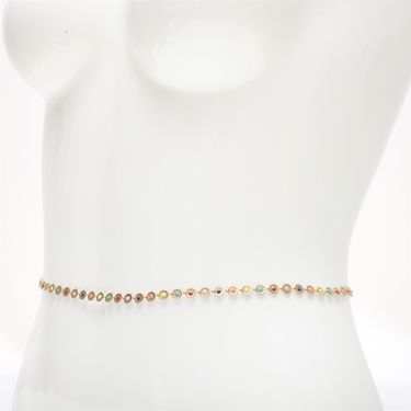 Titanium Steel Retro Tassel Ling Pieces Waist Chain Cross-border Europe and America INS Style Gold Plated Fashion All-match Women's Jewelry_voghion.com