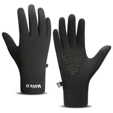 Sports Outdoor Running Men Warm Knitted Touch Screen Cycling Gloves Women Autumn Winter Thin In_voghion.com
