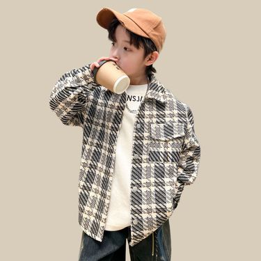 Boys' outfit, cool trendy street Spring and Autumn 2024 new autumn top, mid size children's jacket, stylish_voghion.com