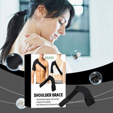1pc SHOULDER BRACE,Personalized Support and Comfort,Exceptional Durability,Pain Release and Accelerated Rep,SUPPORT DAILY ,INCREASES BLOOD CIRCULATION_voghion.com