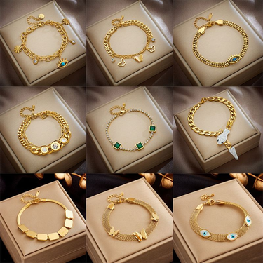 European And American Fashion Niche Design Rro High-end Mal Chain Titanium Steel Dia Hollow Butterfly Pendant_voghion.com