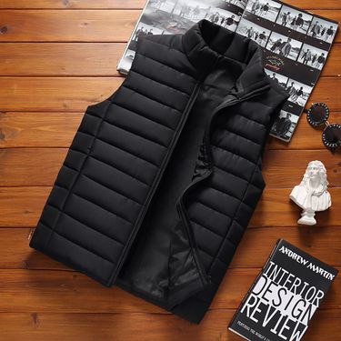 Men's Clothing 2025 NEW Down Cotton Vest Men's Autumn And Winter Vest Vest Men's Korean Style Casual Trend Waistcoat Vest Cross Border_voghion.com