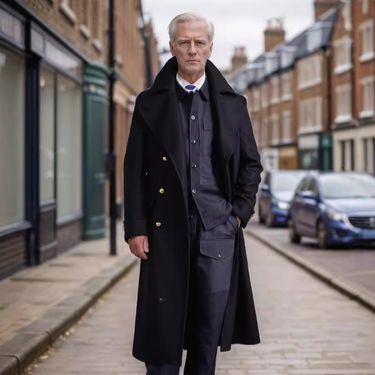 Men's Clothing Autumn And Winter Woolen Coat Super Long Coat Over Knee_voghion.com