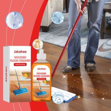 Decontamination Floor Cleaner, Wood Floor Multi-effect Decontamination, Descaling And Polishing Brighten Orange Fragrance Foam_voghion.com
