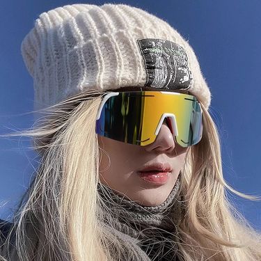 Skiing And Mountaineering Glasses, UV Resistant Blue Light Outdoor Snow Sunglasses, 20372 Mercury Sunglasses_voghion.com