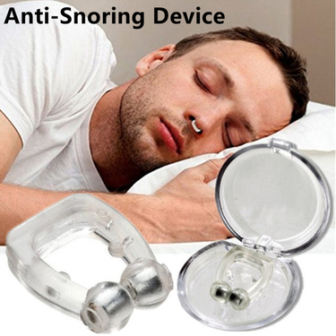 Magnetic Anti Snore Device Stop Snoring Nose Clip Easy Breathe Improve Sleeping Aid Apnea Guard Night Device With Case 1/2/4PCS_voghion.com