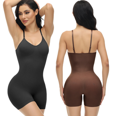 Seamless One-piece Shapewear Women's Belly Controlling Buttocks Shaping Shaping Underwear Stretch Slimming Body Corset_voghion.com