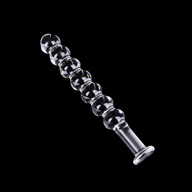 Dildo Artificial Glass Dick Crystal Anal Bead Butt Plug Prostate Massage Masturbate Sex Toy For Adult Wom_voghion.com