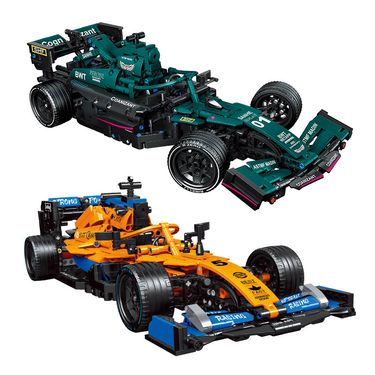 Kakou C014 Technology Machinery Formula F1 Racing Assembly Model Small Particle Puzzle Insertion Block Car C016_voghion.com