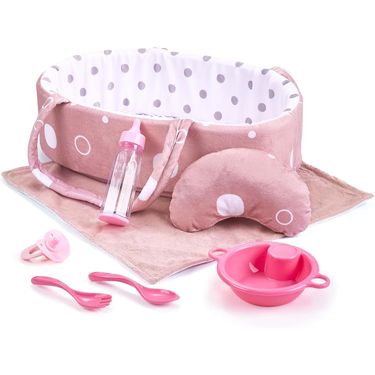 Reborn Handheld Basket Simulation Baby Fabric Filled Cotton Doll Set Children's Home Play_voghion.com