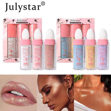 Fairy Glow Highlighter Set - Natural Luminizer For Face & Body (Powder + Stick) | Buildable Radiance_voghion.com