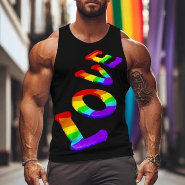 Men's Clothing Sleeveless Vest 3D Digital Printing Sleeveless T Shirt Fitness Quick Dry Vest_voghion.com