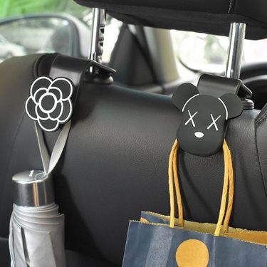 Car Hook, Seat Back, Creative Multifunctional Rear Seat, Cartoon Cute Items Storage For Car Interior_voghion.com