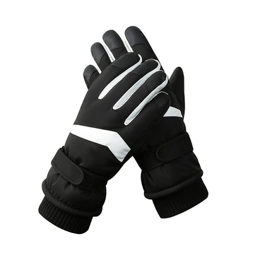 Ski gloves men's winter outdoor riding warm windproof water splash plus velvet thickened non-slip touch screen gloves women_voghion.com