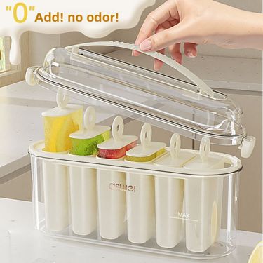 Ice Cream Mold Ice Cream Popsicle Popsicle Ice Cream Abrasive Food Grade Household Silicone Easy Demoulding Homemade Popsicle Box_voghion.com