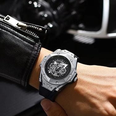Trendy Men's Watch Waterproof Glow-in-the-dark Calendar_voghion.com