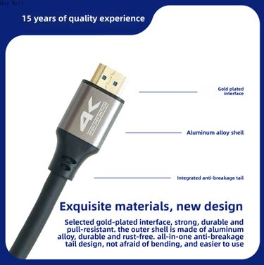 4K HDMI 2.0 High-Speed Cable For HDTV Projector Computer To TV Ultra HD Video Audio Transmission_voghion.com