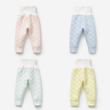 Children's Thermal Pants Autumn And Winter Baby Cotton Clip Base To Wear Girls And Men High Waist Belly Protection Cotton Pants Baby Long Johns_voghion.com