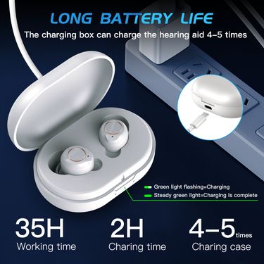 Hearing AIDS Old and young magnetic charging bin Sound amplifier collector_voghion.com