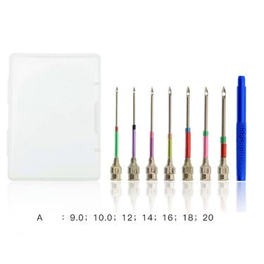 1Set Embroidery Needles Interchangeable Head Poke Needles Embroidery Poke Poke Needles Stacking Needles_voghion.com