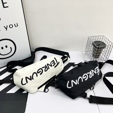 Trendy Cool Waist New Fashionable Diagonal Straddle Sports Chest Bag, Travel Small and Unique Casual Shoulder Bag_voghion.com