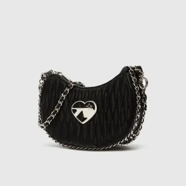 Shoulder Bag For Women: Trendy Triple Black Crossbody With Unique Print 740f_voghion.com