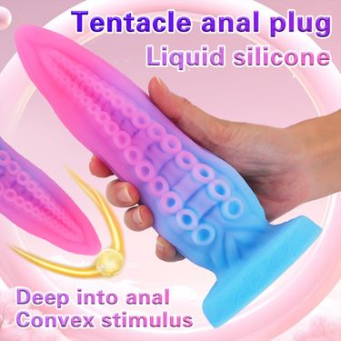 Silicone Dildo Special Shaped Anal Plug Out Of The Back Garden Masturbator Adult Sex Toys_voghion.com