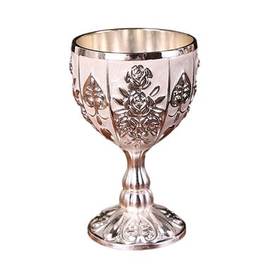 30ML Metal Wine Glasses Retro Dinnerware Goblet Vintage European Style Spirit Vodka Champagne Glasses for Bar Home Decor_voghion.com