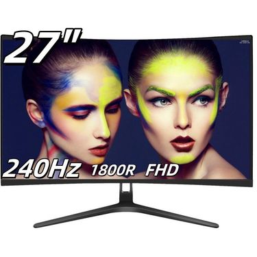 Hui Guan 27-inch Curved 27inch FHD 240Hz Gaming Monitor_voghion.com