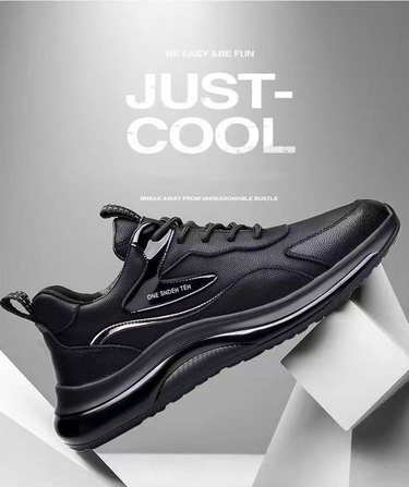 Solid Color Simple Men's Casual Fashion Sneakers Travel Trend Walking Student Running Shoes_voghion.com